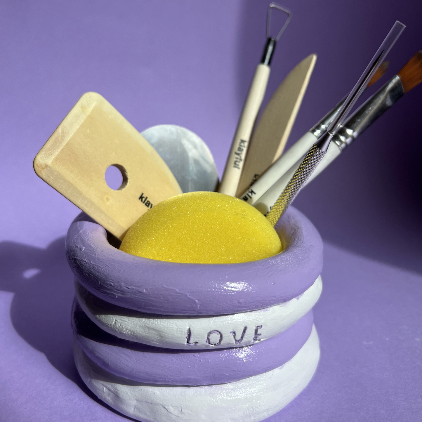 Klayful Premium Pottery Kit – Pastel Palette (1.5kg) | Your Personal Creative Journey
